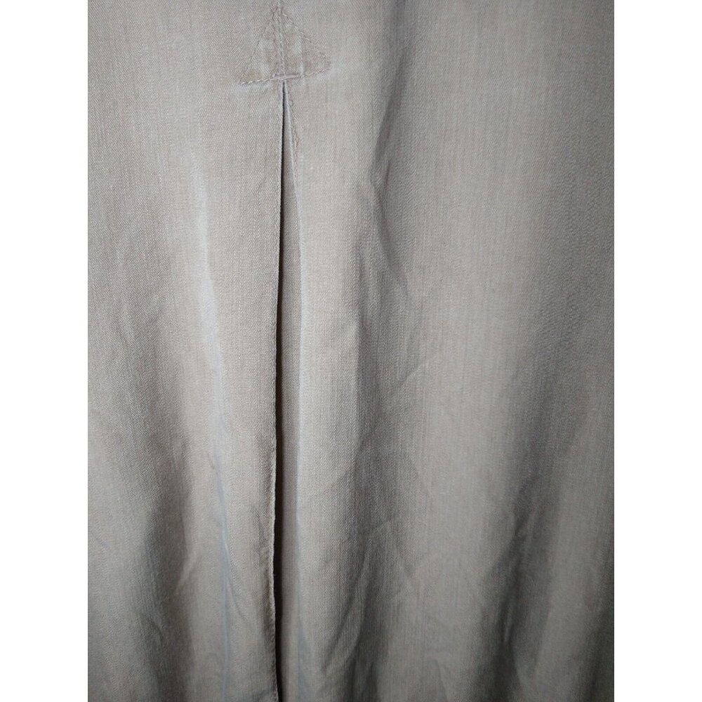 Banana Republic Safari Womens M Shirt Jacket Long Sleeve Button Front Tan - Picture 6 of 9